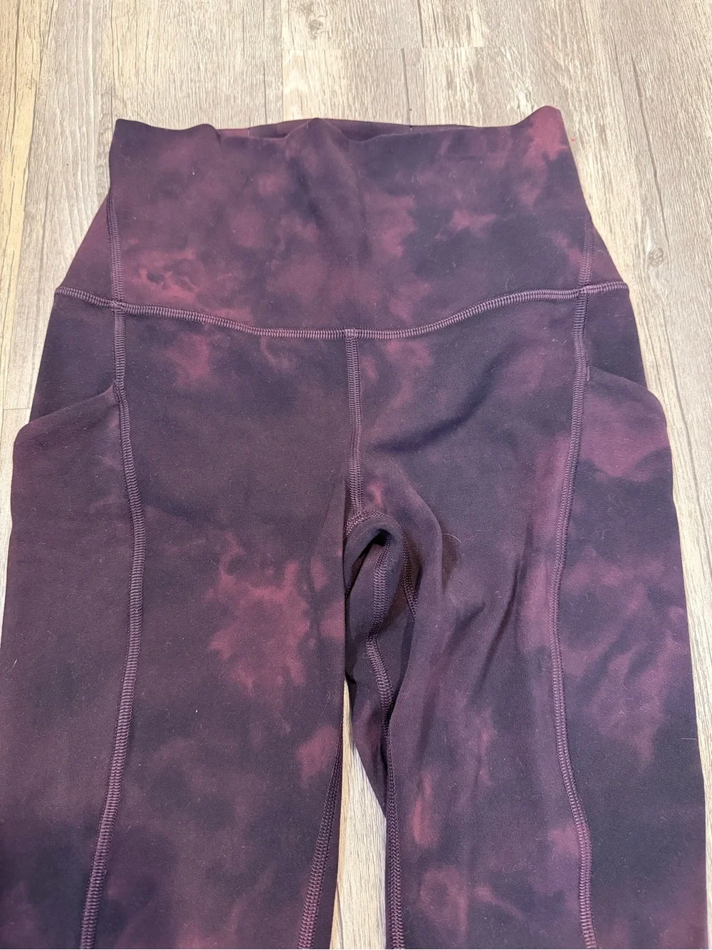 Lululemon Align Diamond Dye Leggings with Pockets 25” Inseam in Cassis Black